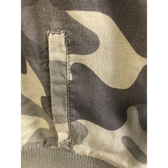 Full Tilt Size XLarge Camo Zip Up Bomber Jacket - Picture 3 of 5